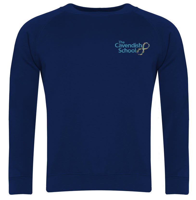 The Cavendish School Raglan Sweatshirt Navy