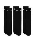 Nike Everyday Crew Socks(3 pack) Black
