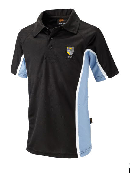 Downham Market Academy Unisex PE Polo Shirt Sky