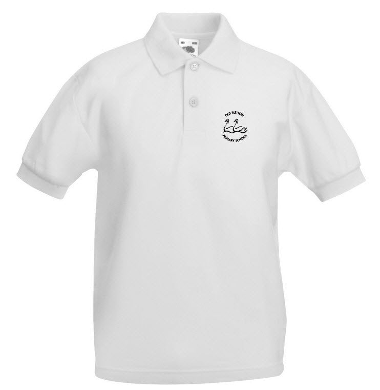 Old Fletton Primary Polo Shirt White