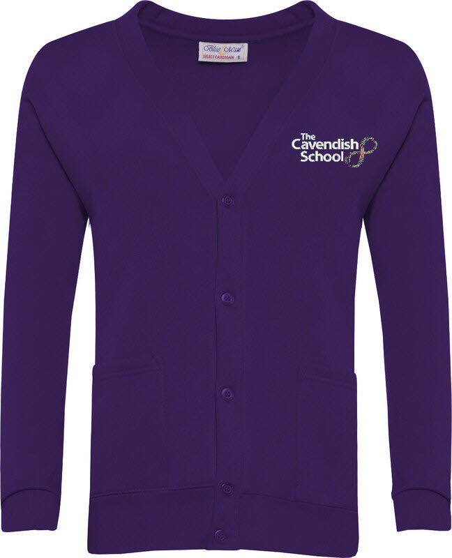 The Cavendish School Select Cardigan Purple