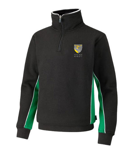 Downham Market Academy 1/4 Zip PE Top Emerald