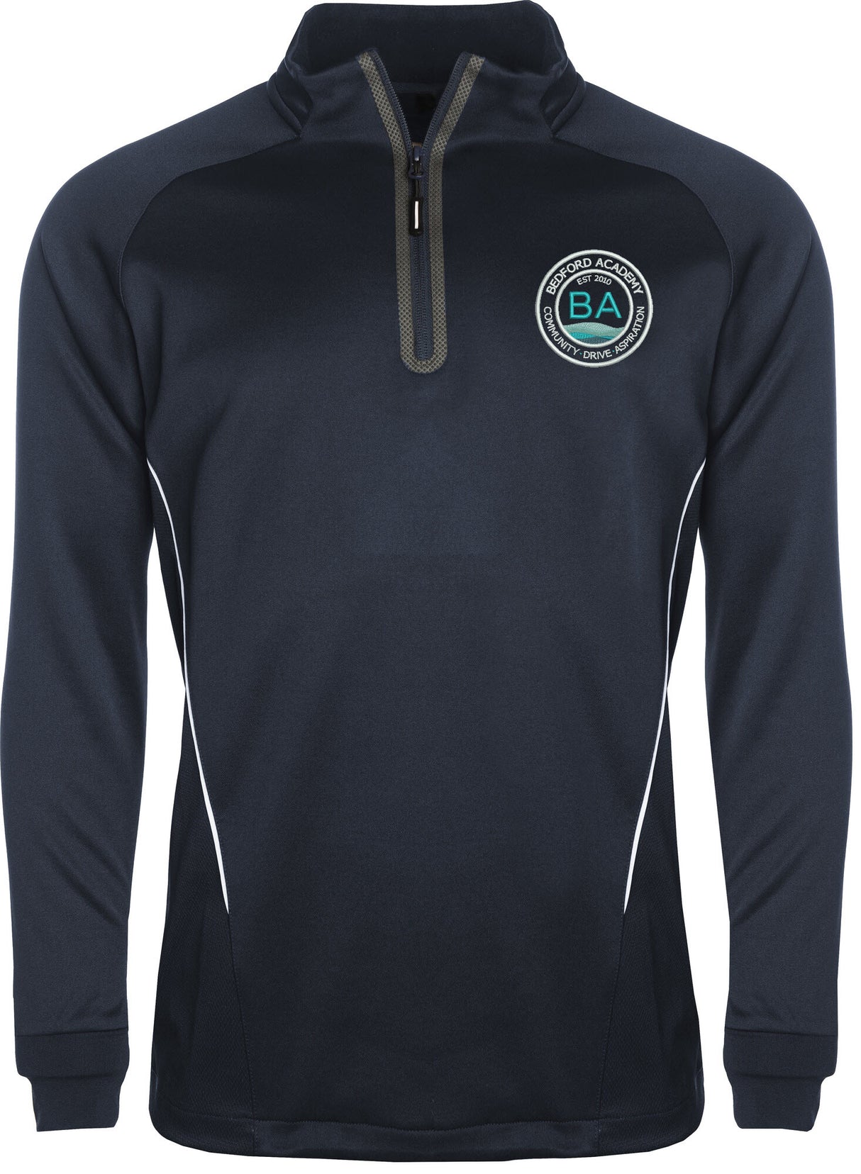 Bedford Academy Quarter Zip Training Top - NEW