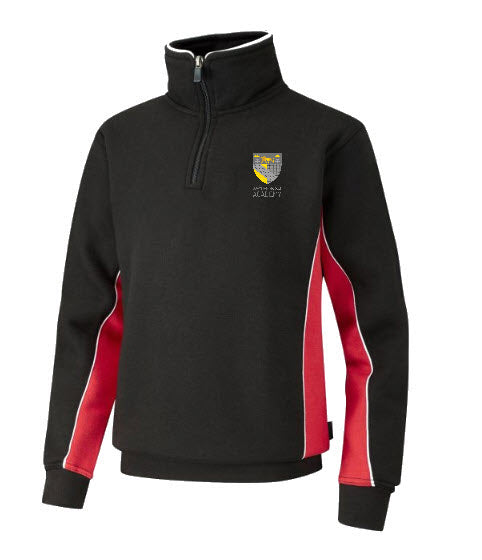 Downham Market Academy 1/4 Zip PE Top Red