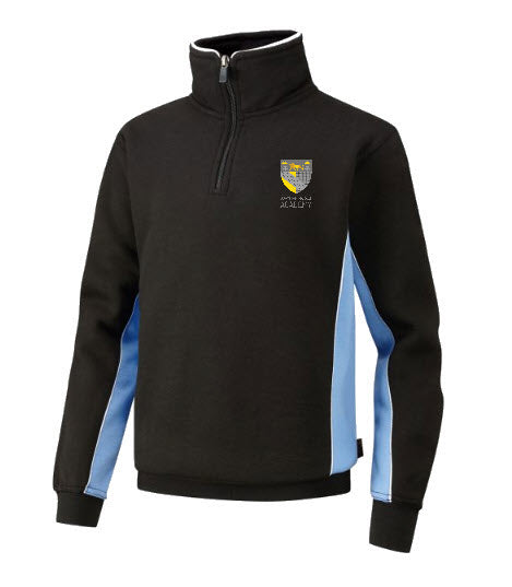 Downham Market Academy 1/4 Zip PE Top Sky