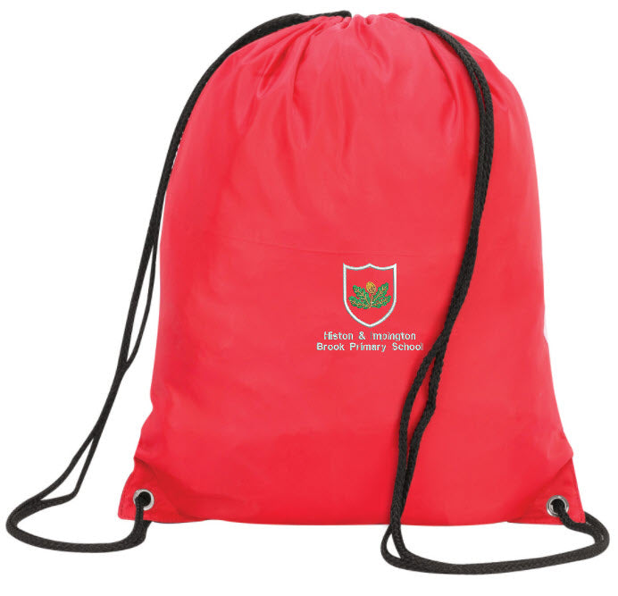 Histon & Impington Brook Primary PE Bag Red