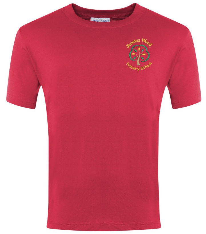 Jeavons Wood Primary PE Tshirt Red