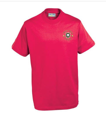 Gothic Mede PE T-Shirt Red