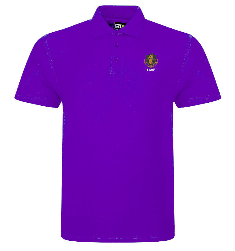 SWA Unisex Polo - Staff Only Purple