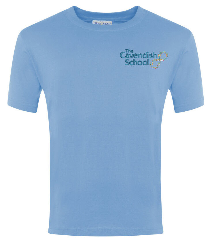 The Cavendish School PE T Shirt Sky