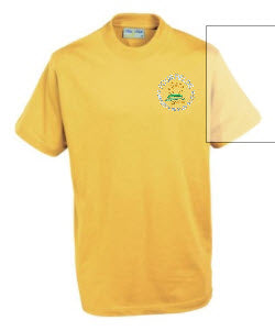 Fourfields Primary PE T Shirt Sunflower