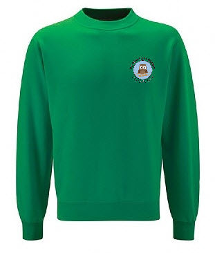 Peakirk Cum Glinton Pre School Sweatshirt Emerald