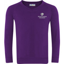 Dogsthorpe Academy V Neck Sweatshirt
