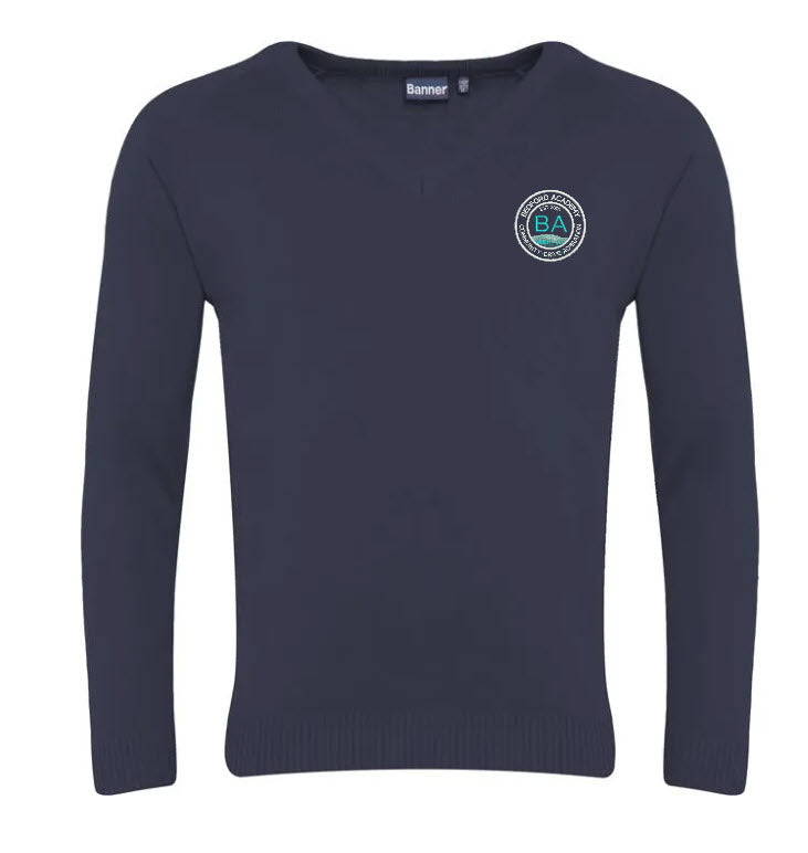 Bedford Academy V Neck Jumper - NEW