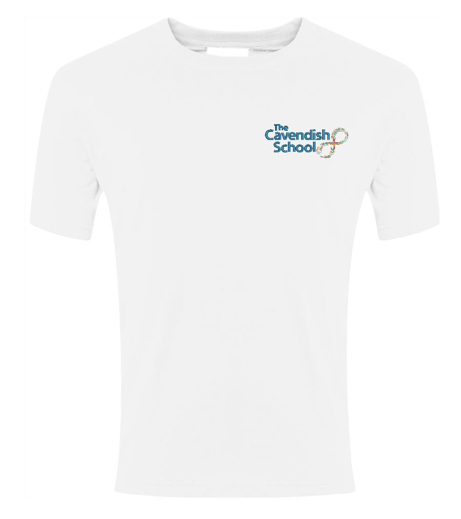 The Cavendish School PE T Shirt White