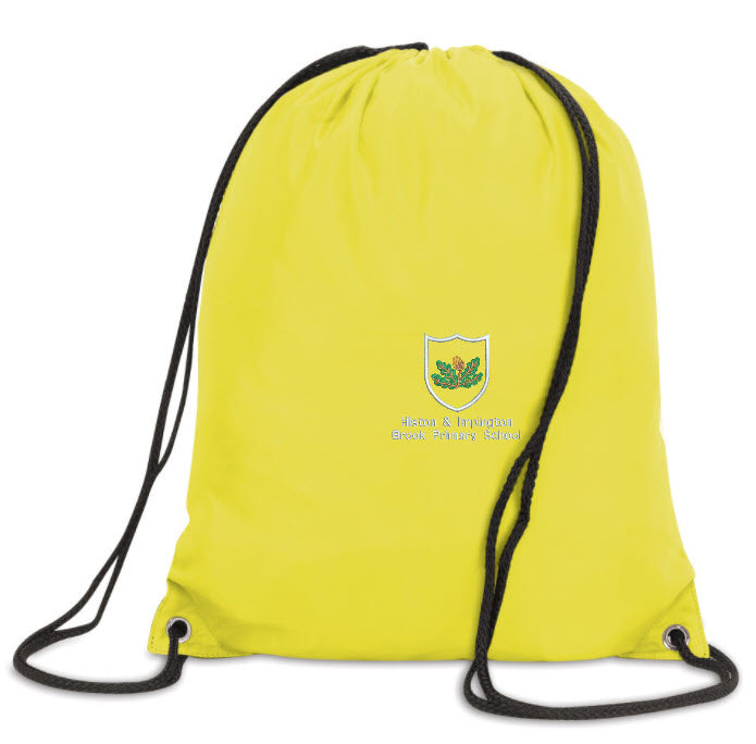 Histon & Impington Brook Primary PE Bag Gold
