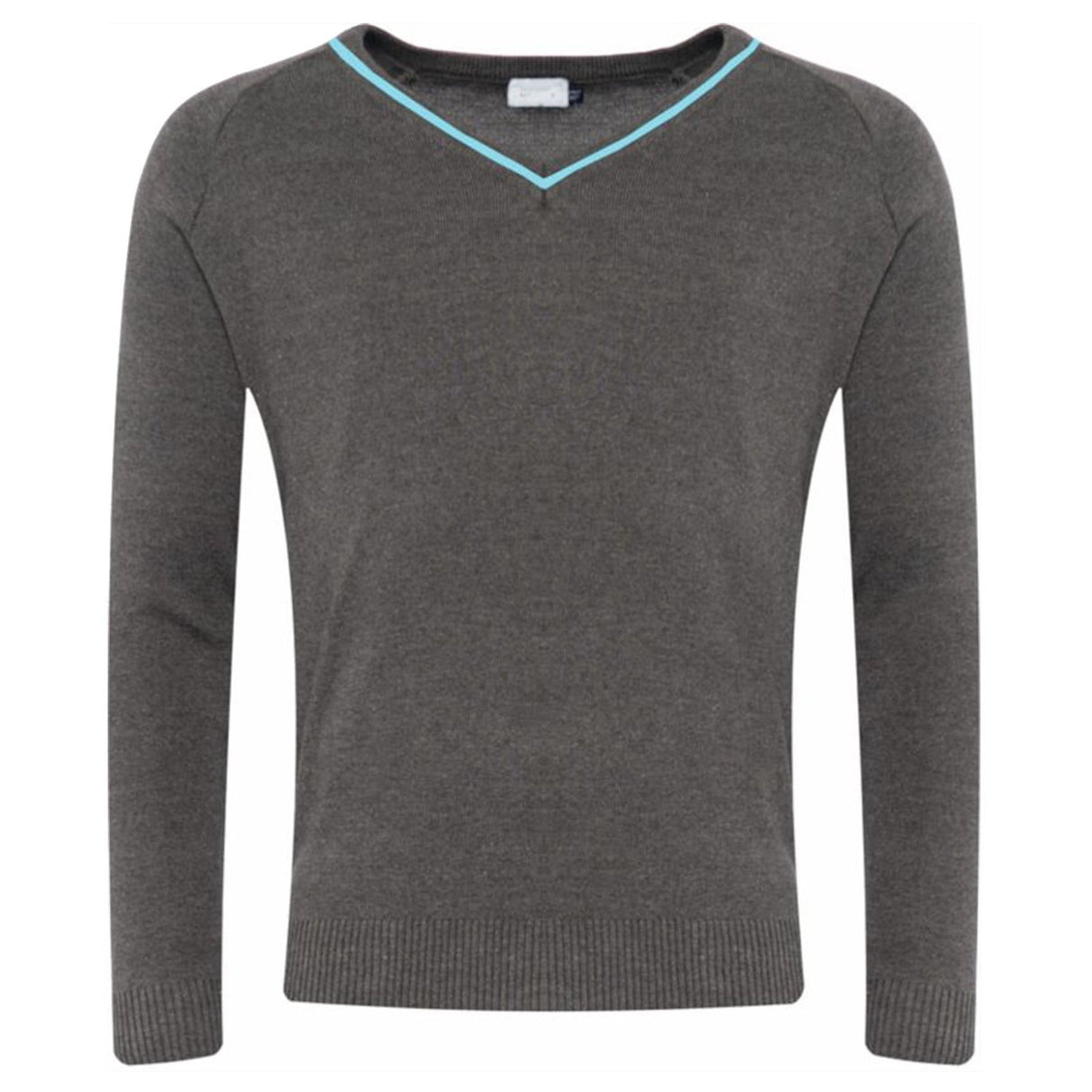 OBA Grey & Turquoise Jumper