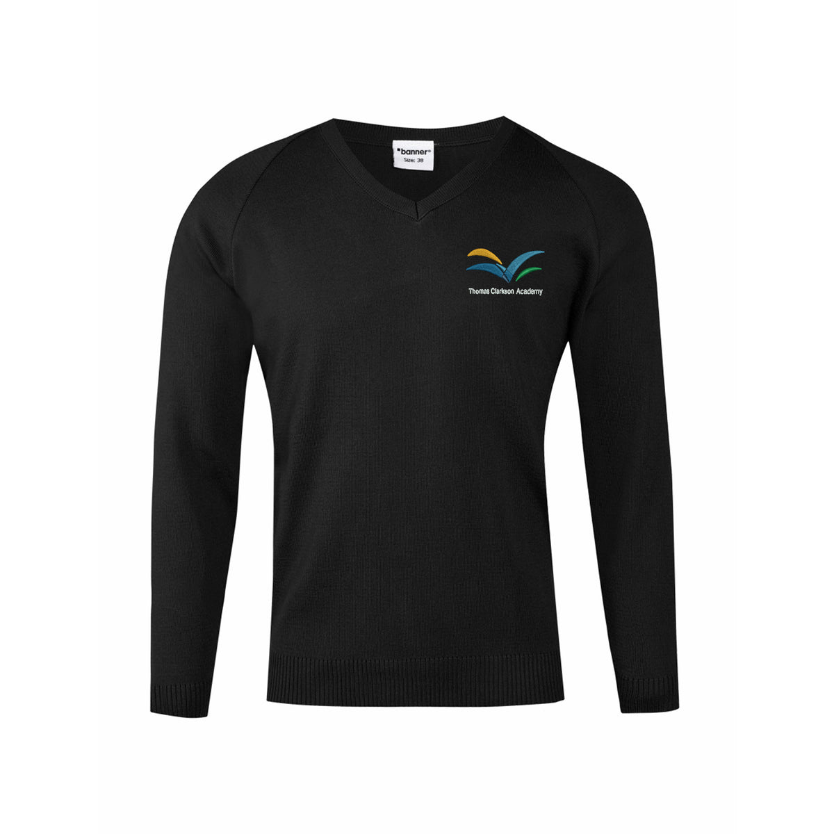 Thomas Clarkson Academy 50/50 V Neck Jumper