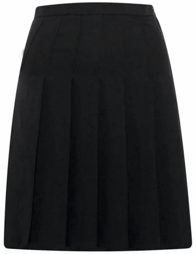 Designer Pleated Skirt Black – Total Clothing