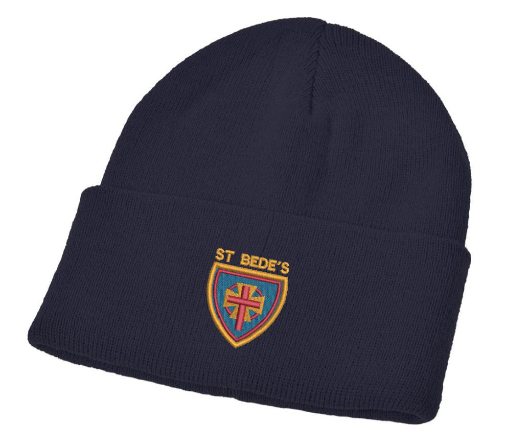 St Bede's Knitted Beanie Hat