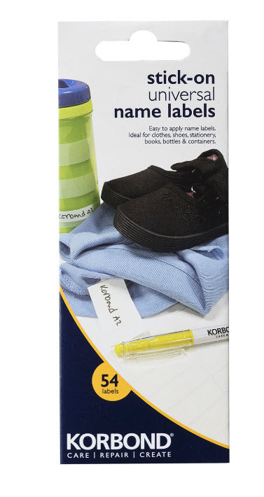 Korband Name Labels Pack
