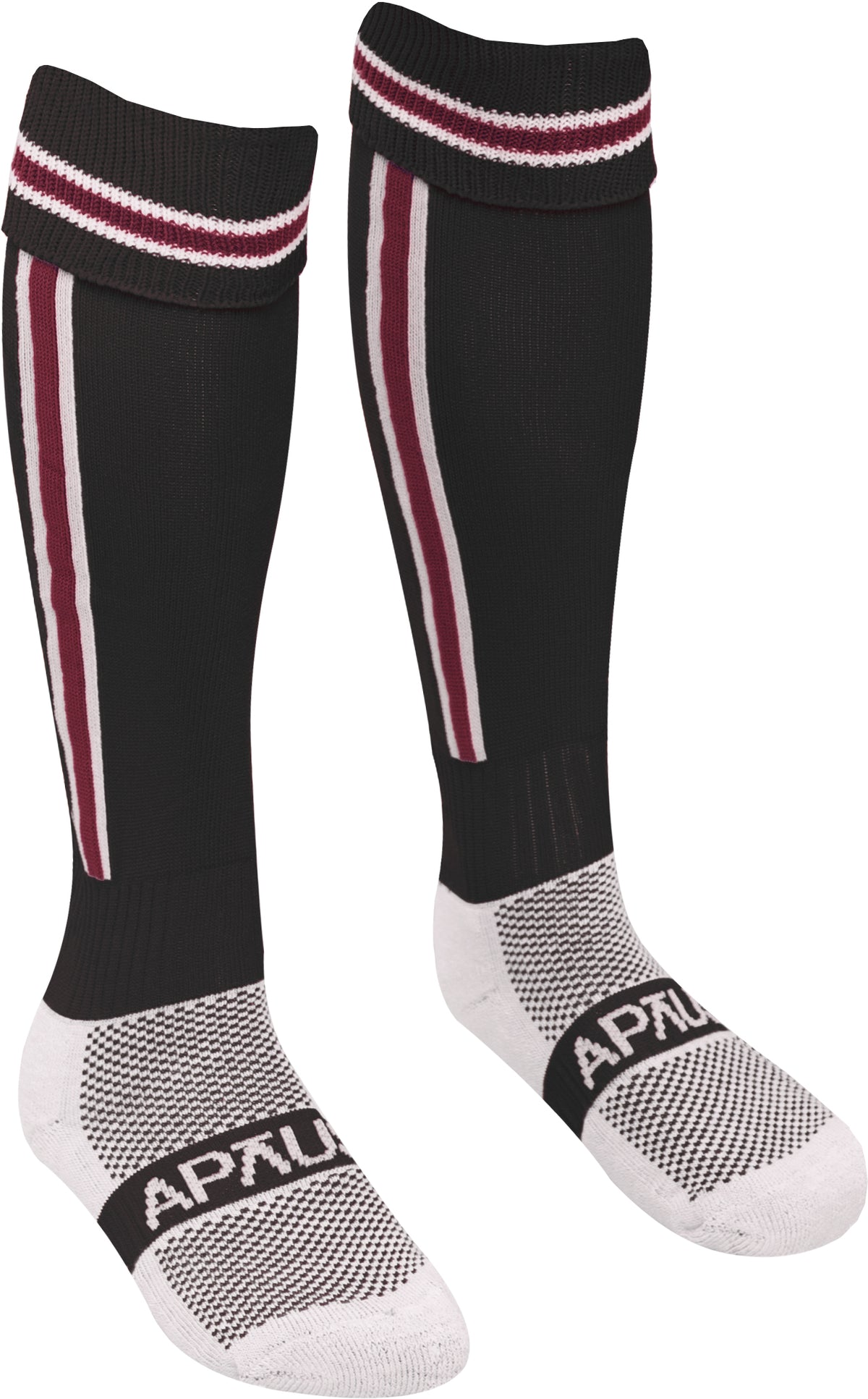 Performance Coolmax Socks Black/Burgundy