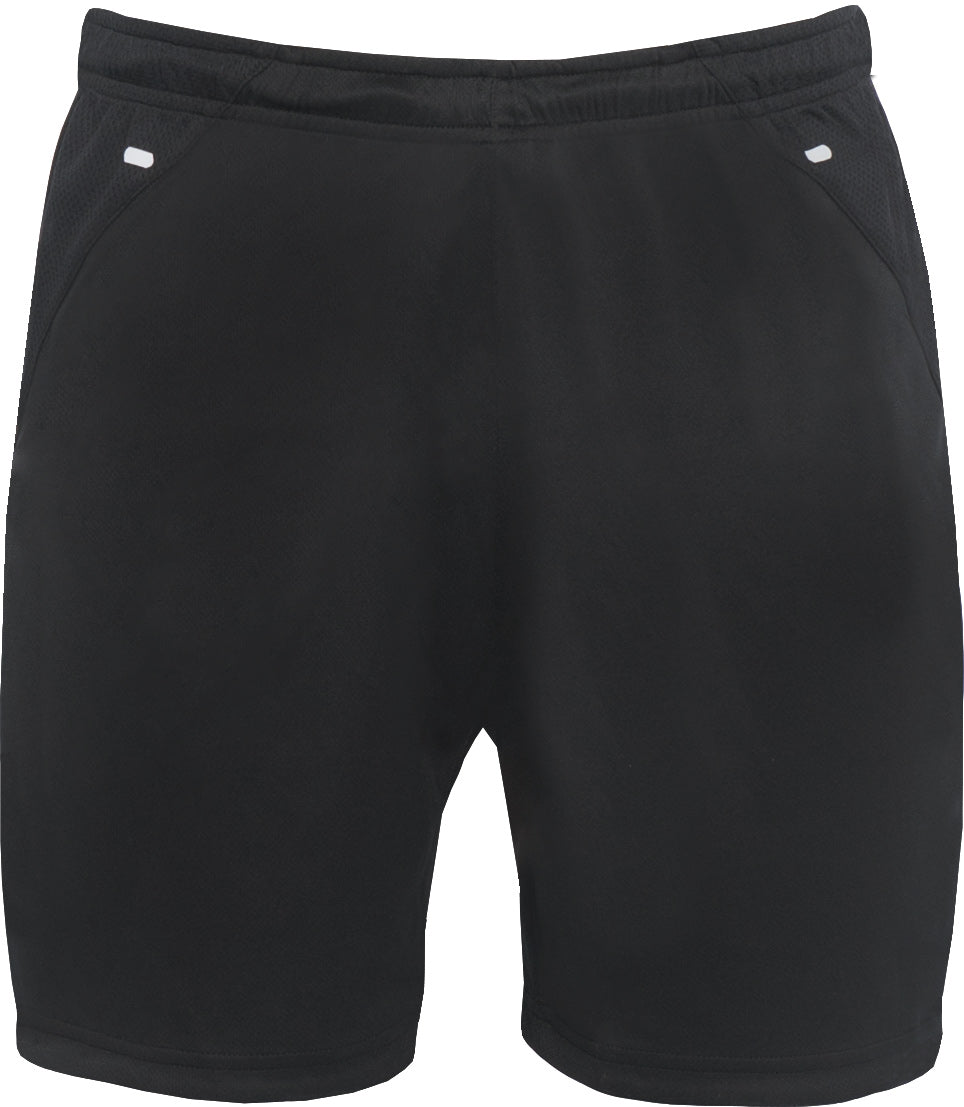 Performance Football Short Black Silver