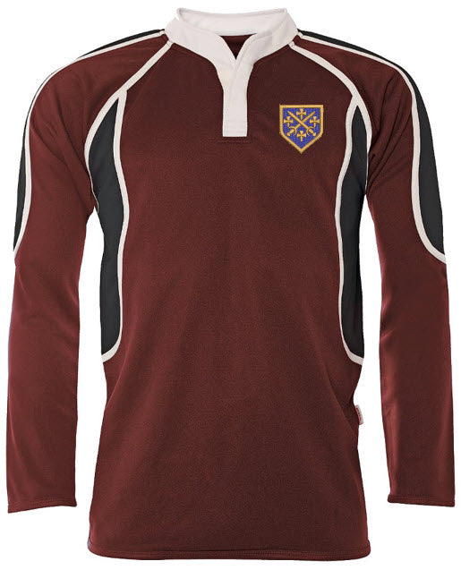 The King's School  Tec Rugby Shirt - Embroidered