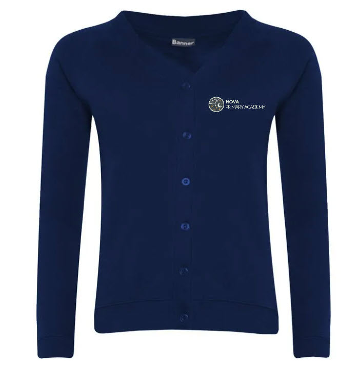 Nova Primary Academy Cardigan - NEW LOGO