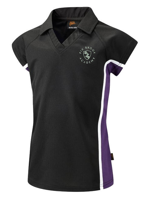 Pix Brook Academy Girls PE Polo Shirt